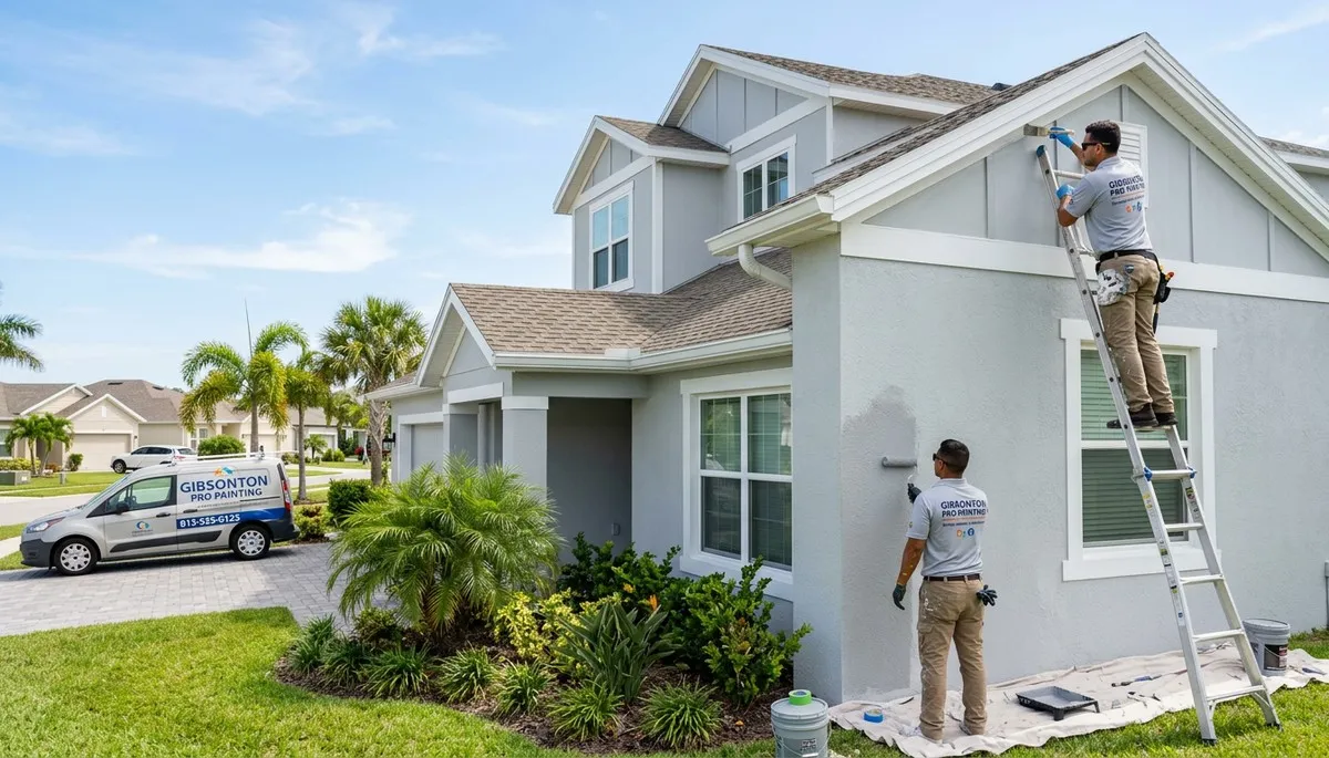Professional house painters in Brandon FL providing expert residential painting services