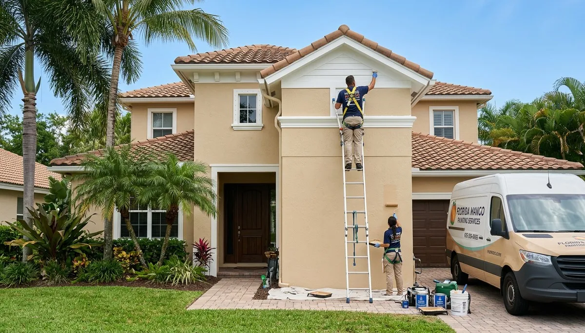 Professional house painters in Brandon FL providing expert residential exterior painting services