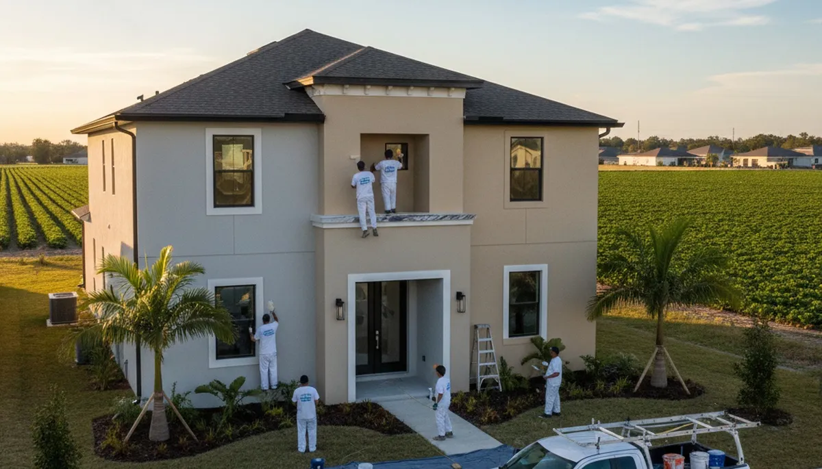 Professional house painting service in Brandon, FL for interior and exterior homes