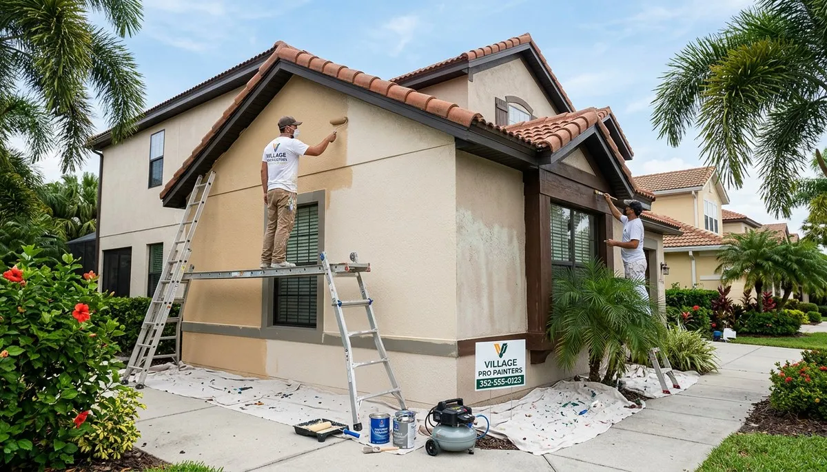Professional house painters in Brandon FL providing expert exterior painting services