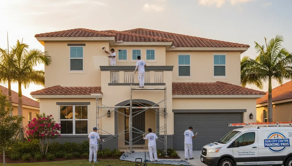 Professional house painting service in Brandon, FL by paintersbrandonfl.com