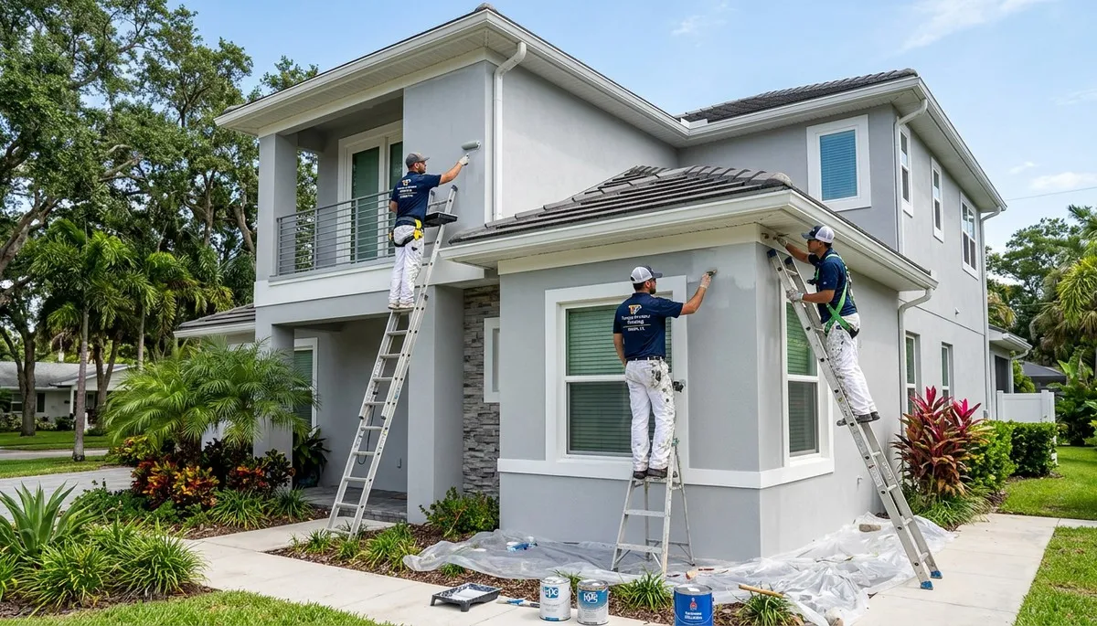 Professional house painters in Brandon FL providing expert exterior and interior painting services