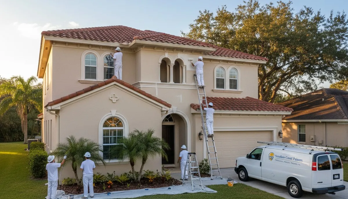 Professional house painting service in Brandon, FL for residential interior and exterior projects