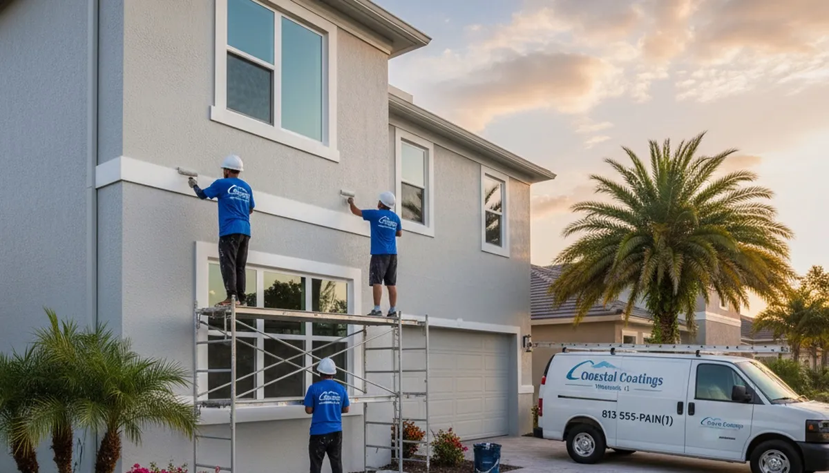 Professional house painting service in Brandon, FL by paintersbrandonfl.com